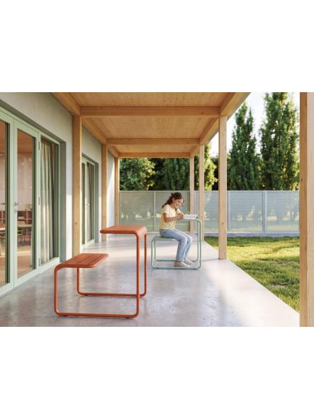 Mesa con asiento integrado para exterior Clover [6]