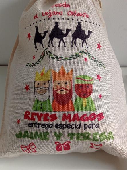 Bolsa Saco Personalizada Navidad