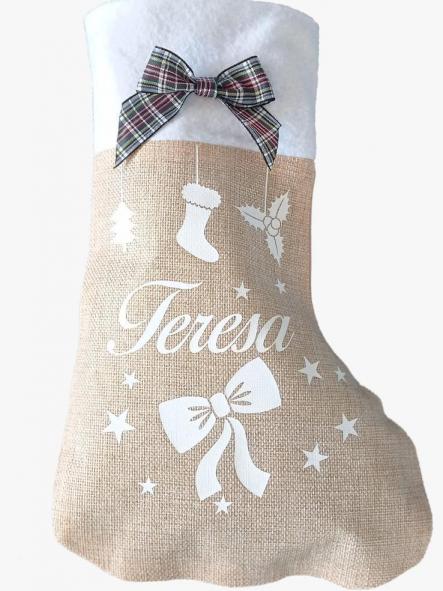 Calcetín Navidad personalizado para colgar [0]