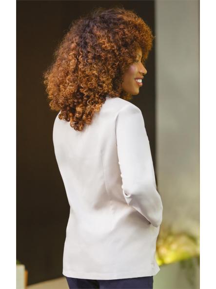 Casaca sanitaria microfibra señora con broches en manga larga  [2]