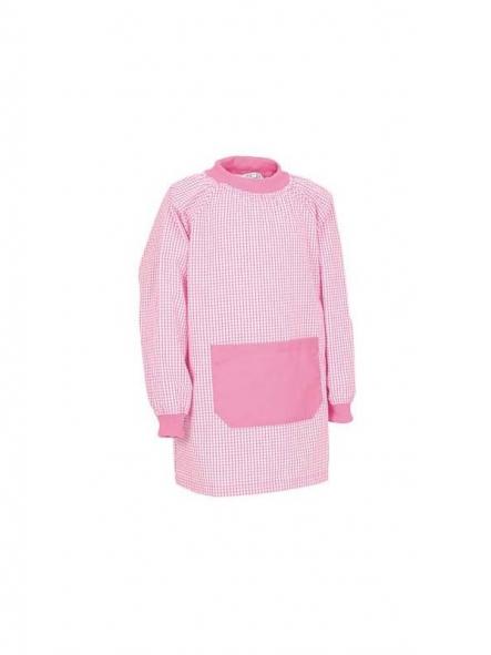 Bata infantil con cuello redondo