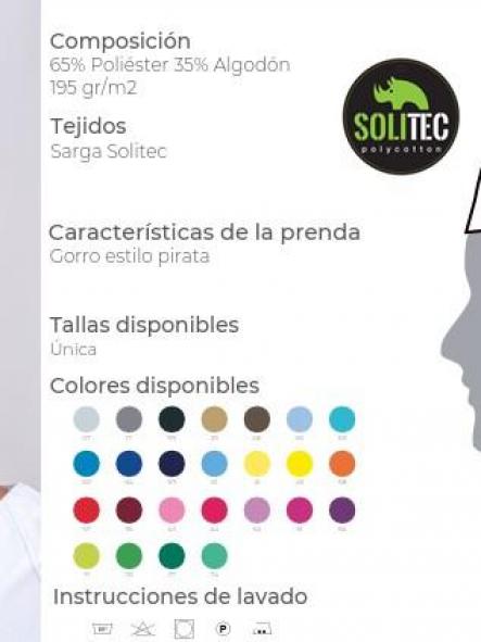 Gorro pirata sanidad [5]