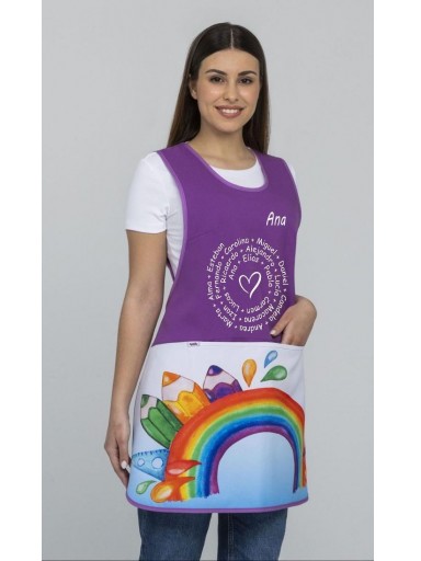 Estola personalizable «pintar el arcoíris»