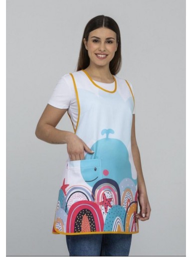 Estola personalizable ajustable «Ballena»