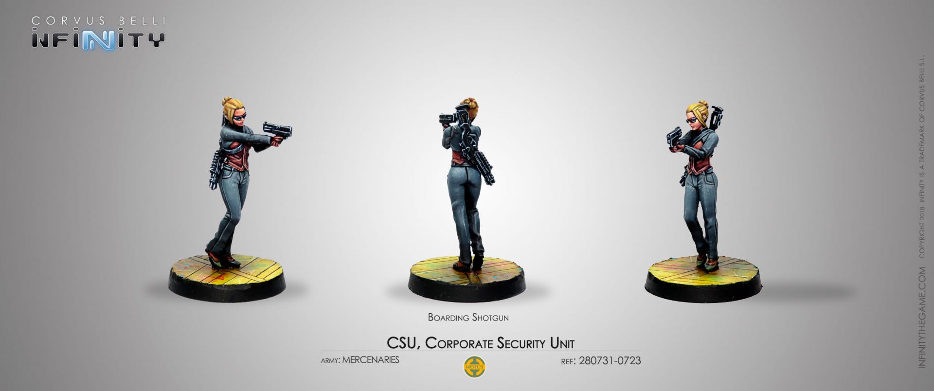 CSU, CORPORATE SECURITY UNIT (BOARDING SHOTGUN)