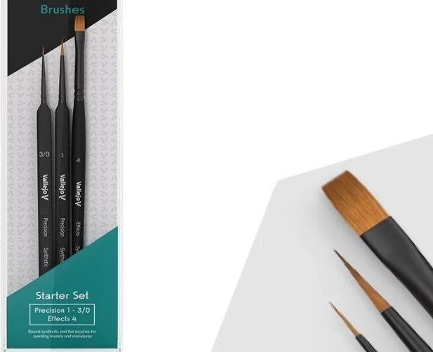 Set de 3 Pinceles para Principiantes Starter Set