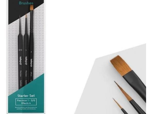 Set de 3 Pinceles para Principiantes Starter Set