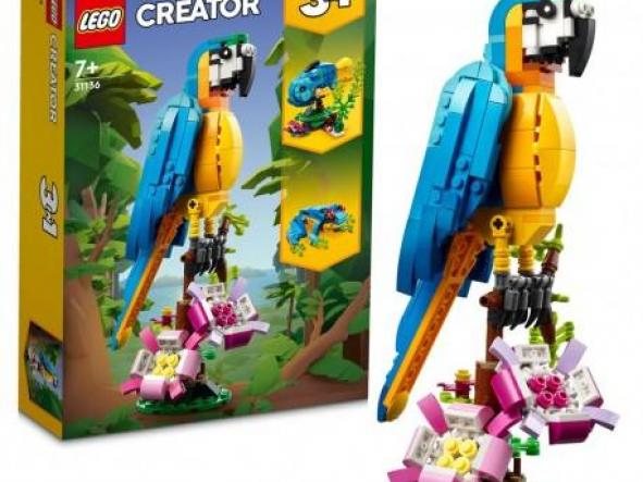 LEGO 31136 Creator 3 en 1 Loro Exotico