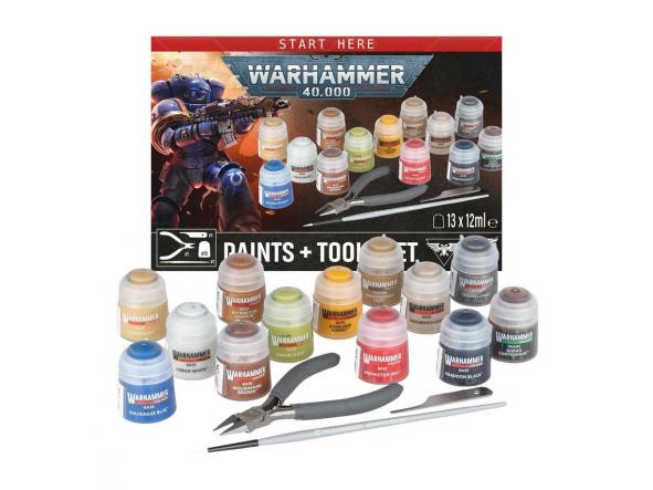 Juego de pinturas y herramientas Warhammer 40000 [0]