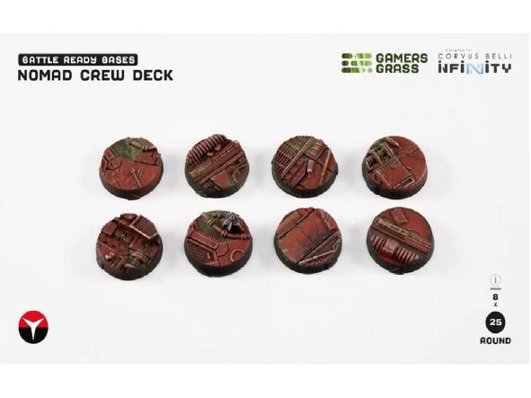 Nomad Crew Deck Bases, Round 25mm [1]