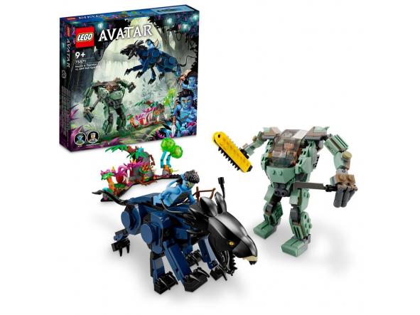 LEGO 75571 Avatar Neytiri y Thanator vs. Quaritch con Armadura AMP