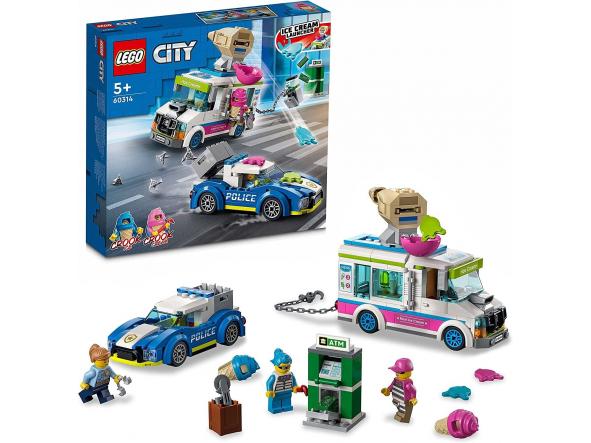 LEGO 60314 Persecución Policial del Camión de los Helados