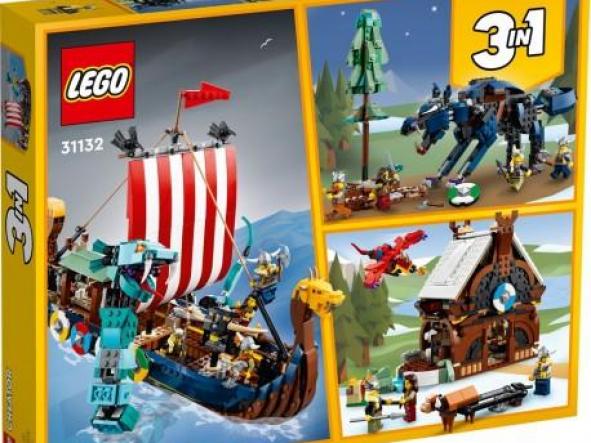 LEGO 31132 Barco Vikingo y Serpient Midgard [1]