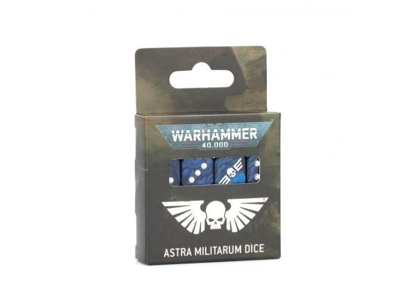 Juego de dados del Astra Militarum