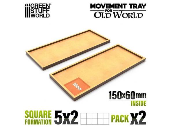 Bandejas de Movimiento DM 150x60mm