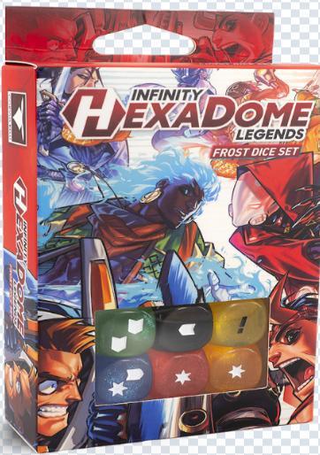HexaDome Legends Frost Dice Set