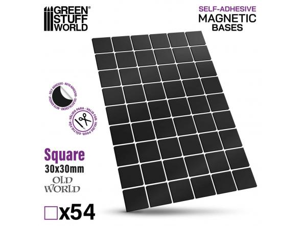 Imanes Adhesivos - Cuadrados 30x30mm