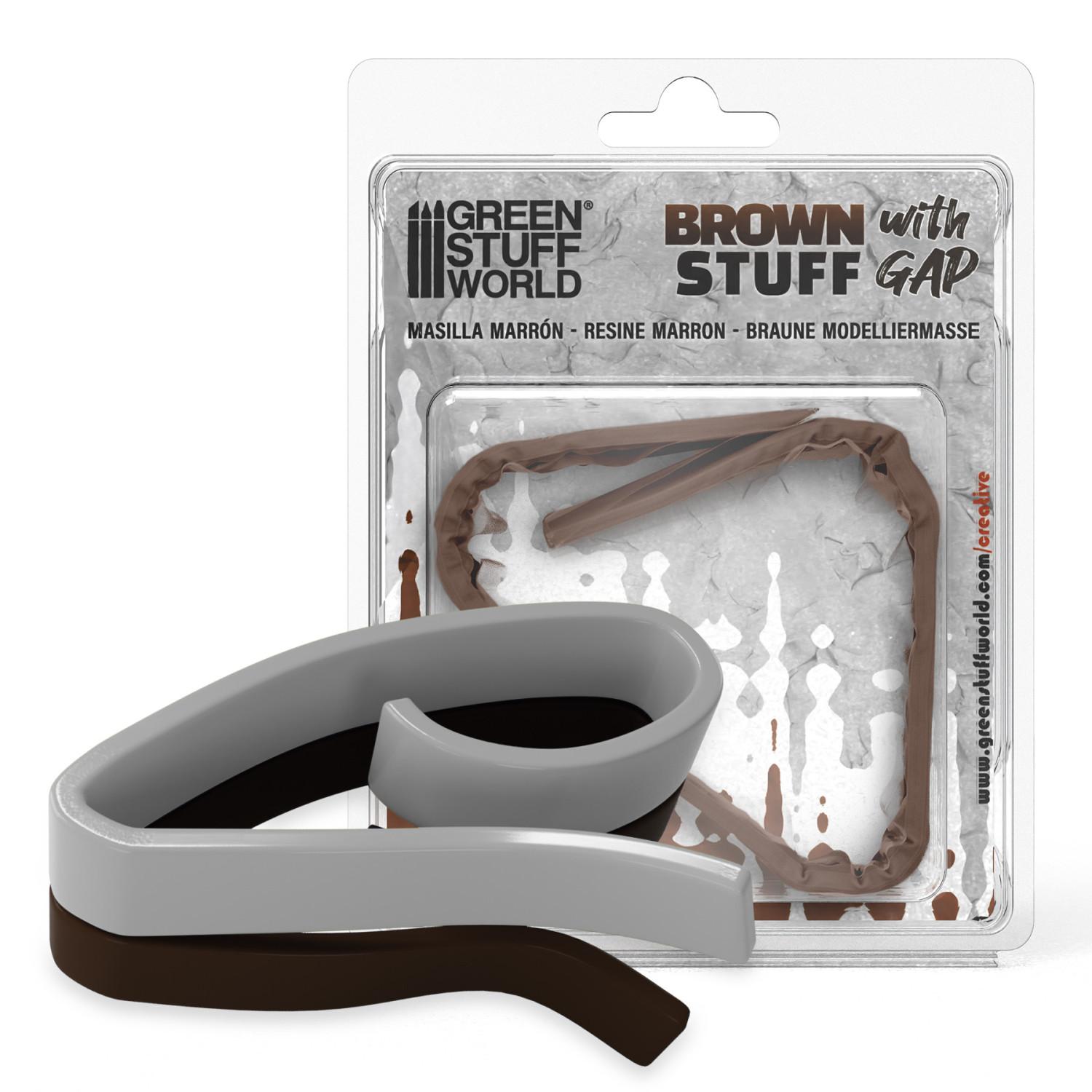 Masilla marron en Rollo 30 cm CON HUECO