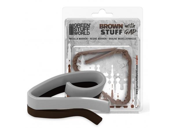Masilla marron en Rollo 30 cm CON HUECO