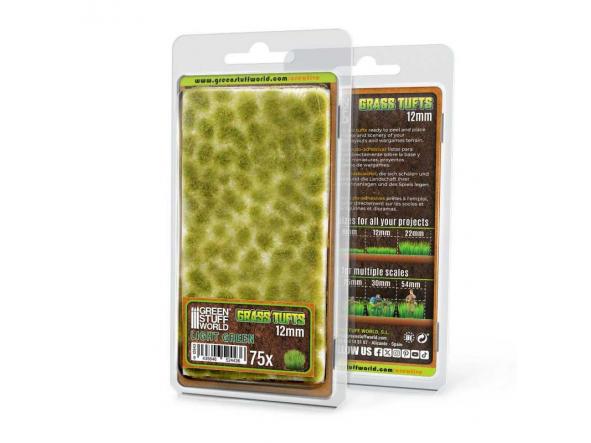 Matas Cesped Tufts - 12 mm - Verde Claro