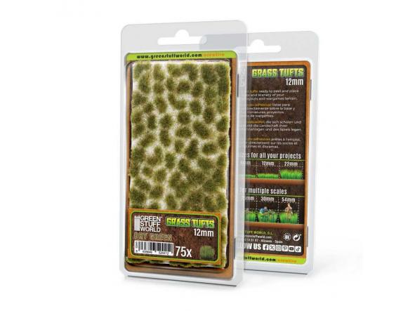 Matas Cesped Tufts - 12 mm - Verde Seco