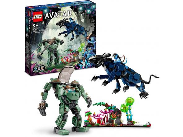LEGO 75571 Avatar Neytiri y Thanator vs. Quaritch con Armadura AMP