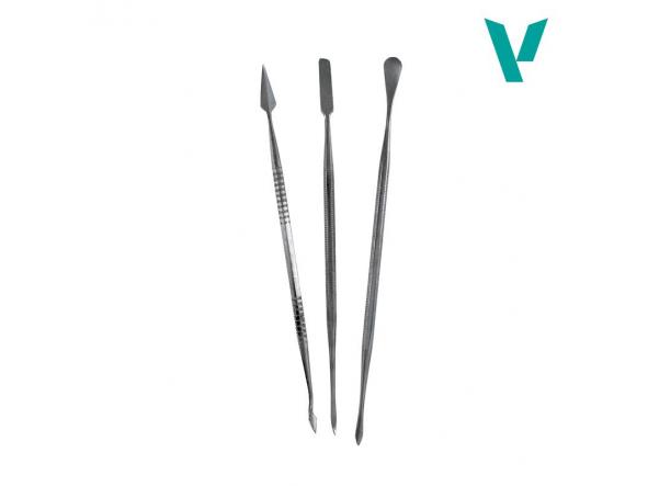 Set de 3 curetas de acero inoxidable [0]
