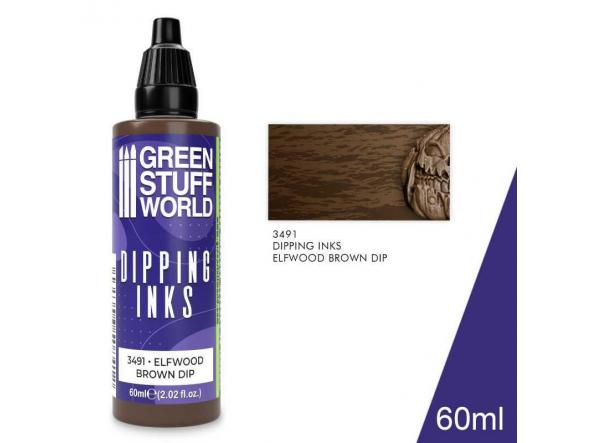 Pintura Dipping ink 60 ml ELFWOOD BROWN DIP