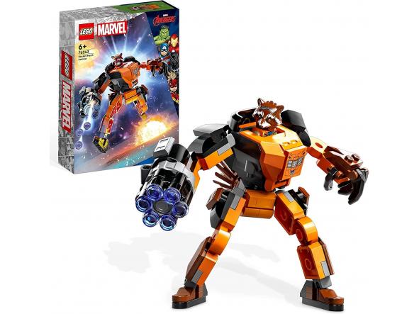 LEGO 76243 Marvel Armadura Robotica de Rocket