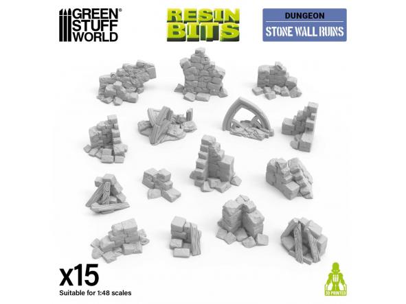 Ruinas de muros de piedra 1:48 [1]