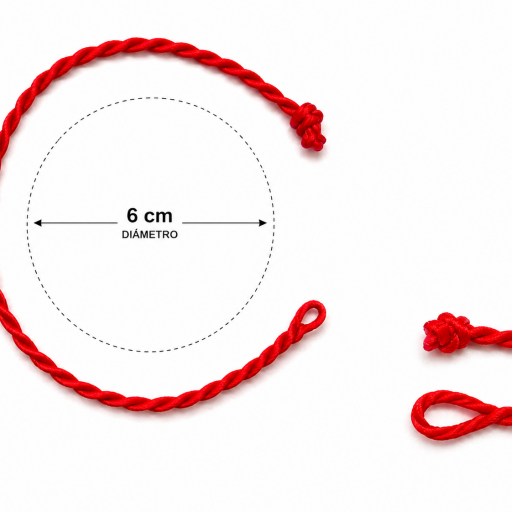 Pulsera cordón rojo de la Suerte con Chinito de la Suerte . 6 unidades  [1]