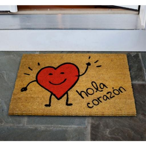 Felpudo Hola Corazón [1]