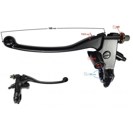 MANETA DE EMBRAGUE MITT GT 125