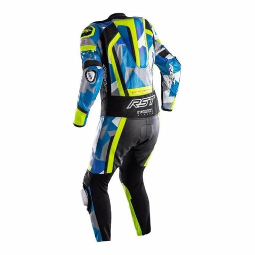 TRAJE DE CUERO CON AIRBAG RST PRO SERIES AZUL CAMUFLAJE [2]