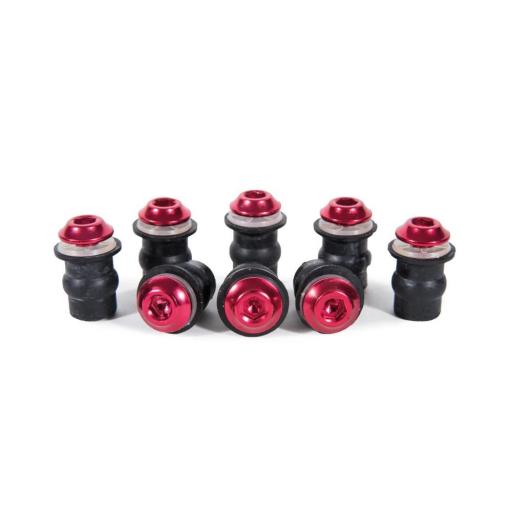 KIT DE TORNILLERIA PARA CUPULA ALUMINIO ROJO