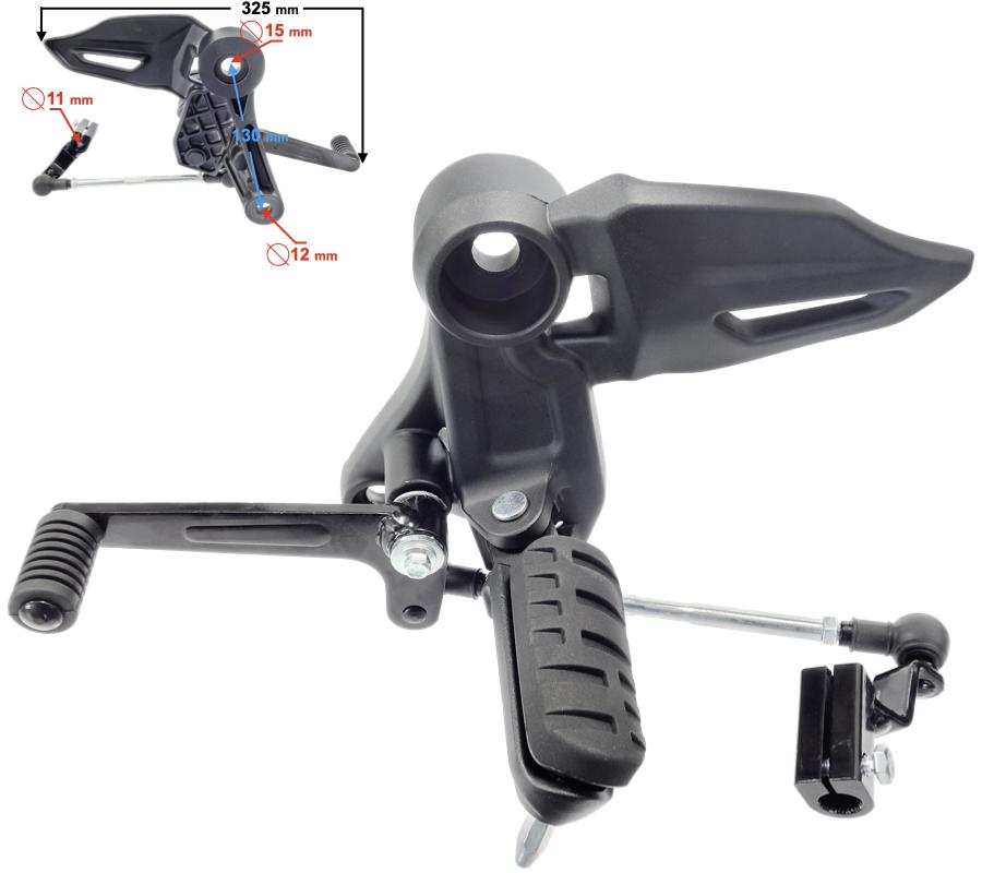 Reposapiés (juego del conductor izquierdo) VOGE 125R