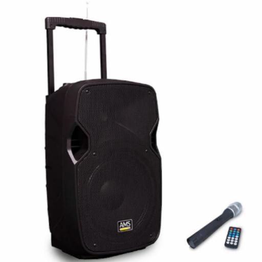 Ams A 102 TB Sistema de Audio Portátil con BlueTooth