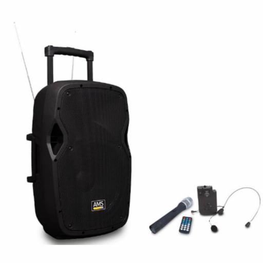 Ams A 121 TB MkII Sistema de Audio Portátil con BlueTooth