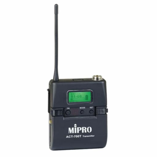 MiPro Act-700T Emisor Inalámbrico de Petaca UHF 482-554 MHz [0]