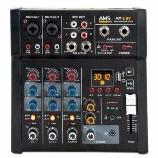 Ams Am 5 Bt Mezclador de Audio con BlueTooth [0]
