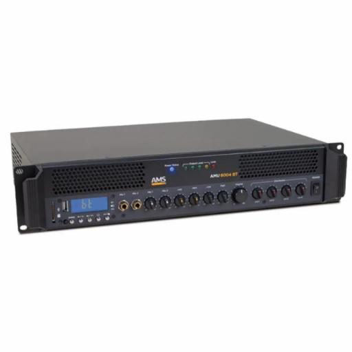 Ams Amu 6004 Bt Amplificador/Mezclador 4 Zonas 600W L100V USB/SD/FM/Bluetooth [1]