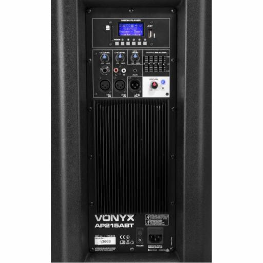 Vonyx Ap215Abt Altavoz Amplificado 2 x 15" 600W BlueTooth/Mp3 [2]