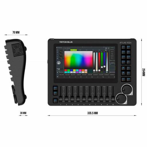 Triton Blue Atlas 1024 Dmx Consola de Iluminación [2]