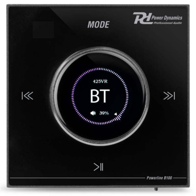 Power Dynamics Powerline B100B Amplificador Empotrable 4 x 25W BlueTooth/Mp3