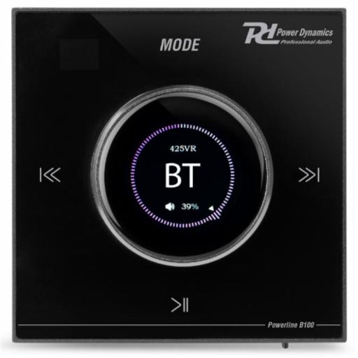 Power Dynamics Powerline B100B Amplificador Empotrable 4 x 25W BlueTooth/Mp3