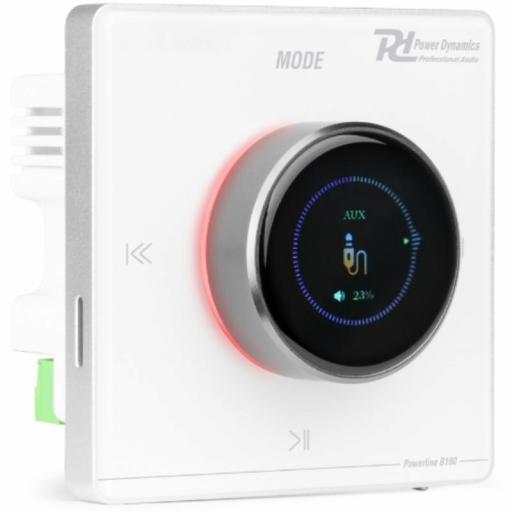 Power Dynamics Powerline B100W Amplificador Empotrable 4 x 25W BlueTooth/Mp3 [1]