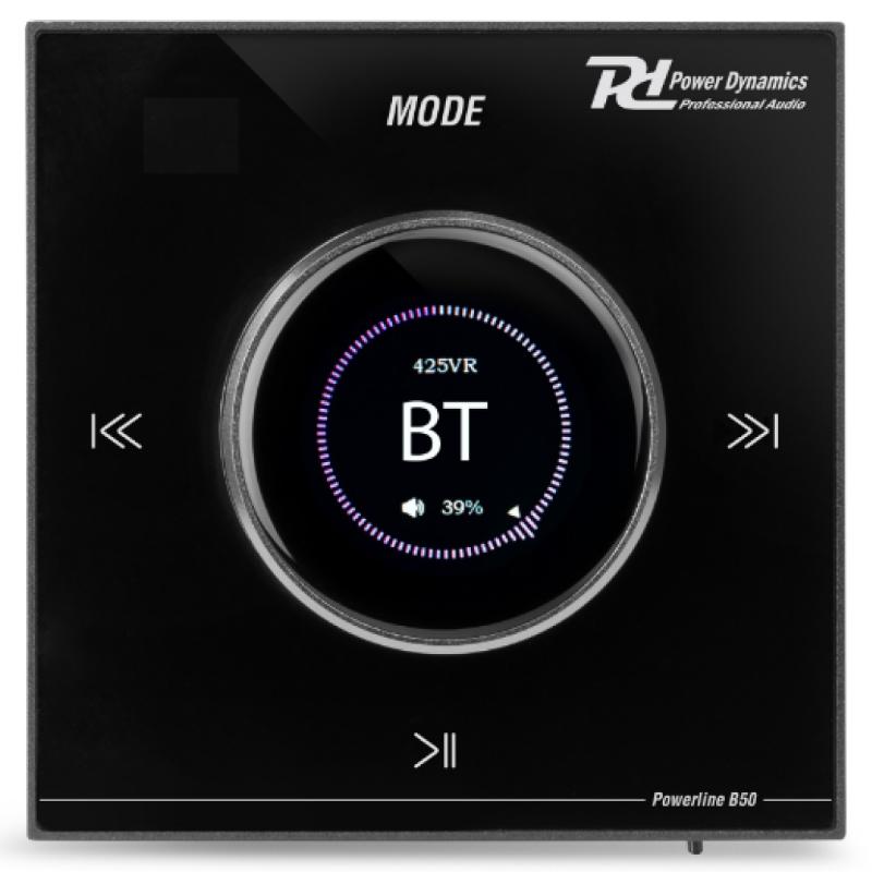 Power Dynamics Powerline B50B Amplificador Empotrable 2 x 25W BlueTooth/Mp3