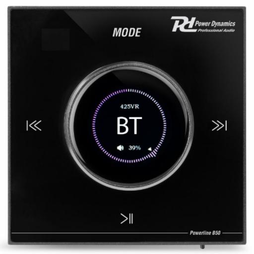 Power Dynamics Powerline B50B Amplificador Empotrable 2 x 25W BlueTooth/Mp3
