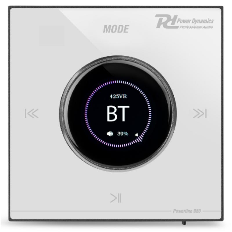 Power Dynamics Powerline B50W Amplificador Empotrable 2 x 25W BlueTooth/Mp3