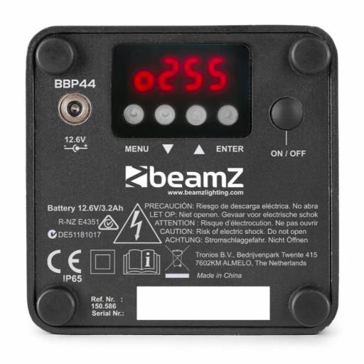 beamZ Bbp44 Foco Led Up-Light a Batería 4 x 4W Rgbw IP65 [3]